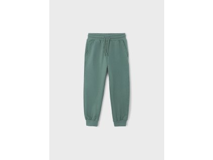 Mayoral - 00742014 Basic cuffed fleece trousers Green