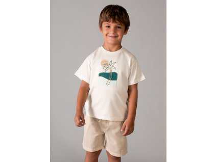 Set - tričko s potlačou a kraťsy Mayoral - 2603218045