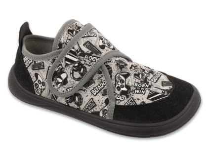 Papuče do školy BEFADO BAREFOOT 140XY010 - game