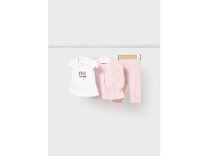 Set - tričko s potlačou, mikina a legíny Mayoral - 2601732014