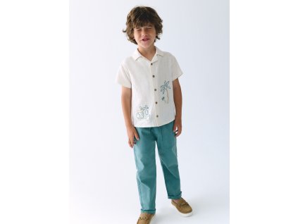 Ľanové nohavice JOGGER Mayoral - 2603575084