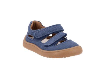 Protetika - barefoot polootvorené topánky TAFI denim