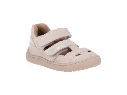 Protetika - barefoot polootvorené topánky DIZY light pink