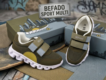 Tenisky BEFADO SPORT MULTI 516PX490 - khaki