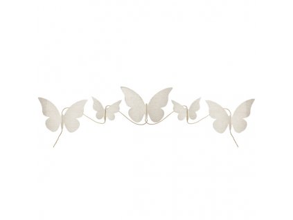 Girlanda motýliky z juty 150 cm