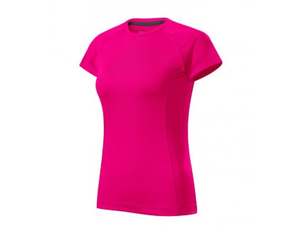 Dámske športovné tričko ADLER Destiny neon ružová