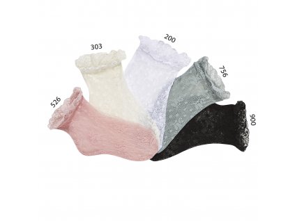 Vzorované silonkové ponožky Cóndor 450204756 - svetlozelená
