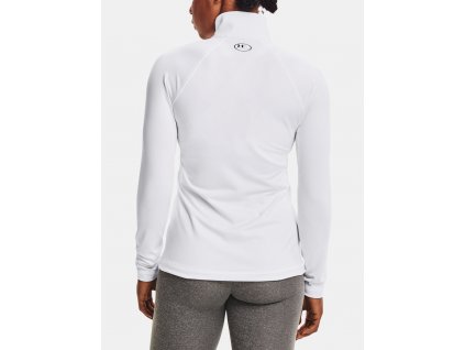 Dámske thermo tričko Under Armour UA Authentics CG 1 2 Zip-WHT