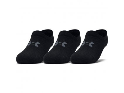 Dámske nízke ponožky Under Armour 3ks-BLK