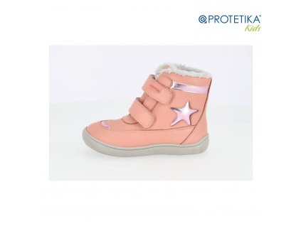 Protetika - zimné barefootové topánky LINET rosa PRO-tex - zateplené