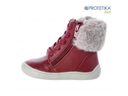Protetika - zimné barefootové topánky LUSIA - zateplené kožušinkou