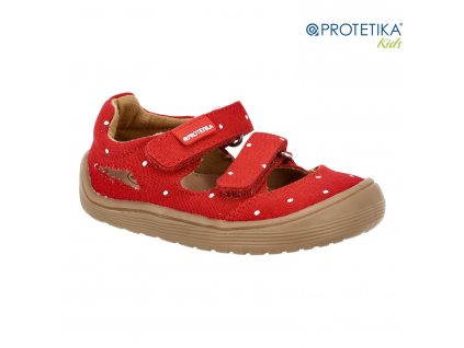 Protetika - barefootové topánky TAFI red