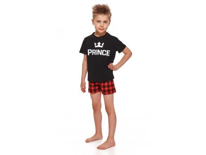 Chlapčenské pyžamo Doctor nap 4263 Prince - čierna