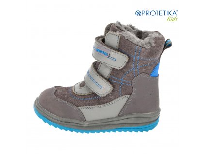 Protetika - zimné topánky ROKY grey - zateplené kožušinkou