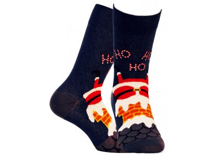 Veselé ponožky vianočné WOLA w94.155 vz.893 - Ho Ho Ho
