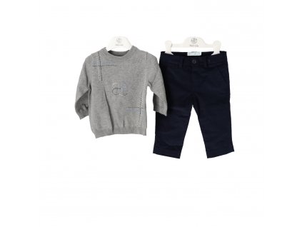 Set - pletený sveter a menčestrové nohavice Abel&Lula - 1305760020