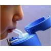 Thermos FUNtainer - detská termoska so slamkou - kvety 355 ml