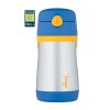 Thermos Foogo - kojenecká termoska so slamkou - modrá 290 ml