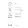 Thermos Mountain - termoska so šálkou do extrém. podmienok 500 ml - sivá