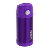 Thermos FUNtainer - detská termoska so slamkou 355 ml - celá fialová