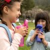 Thermos FUNtainer - detská termoska so slamkou 355 ml - celá fialová