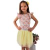 Body s potlačou s volánovým rukávom Lily Grey