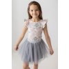 Body s potlačou a volánovým rukávom Lily Grey
