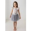 Body s potlačou a volánovým rukávom Lily Grey