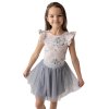 Body s potlačou a volánovým rukávom Lily Grey