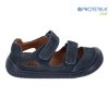 Protetika - barefootové polootvorené topánky BERG marine TOP AKCIA!