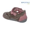 Protetika - barefootové polootvorené topánky FLIP taupe