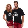 Dámske kraťasové pyžamo Doctor nap PM.9943 - QUEEN
