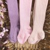Rebrované pančuchy Cóndor 201601500 - baby pink