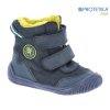 Protetika - zimné barefootové topánky TARIK denim - zateplené kožušinkou