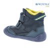 Protetika - zimné barefootové topánky TARIK denim - zateplené kožušinkou