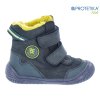 Protetika - zimné barefootové topánky TARIK denim - zateplené kožušinkou