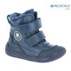 Protetika - zimné barefootové topánky TARIK navy - zateplené kožušinkou