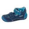 Protetika - barefootové polootvorené topánky FLIP blue