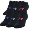 Set - 6 ks ponožky Under Armour 1332982-001 čierna