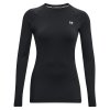 Dámske thermo tričko UNDER ARMOUR UA Authentics Crew-BLK Black