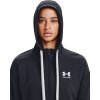 Mikina Under Armour Rival Fleece FZ Hoodie-BLK Black