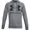 Mikina s kapucňou UA Rival Fleece Big Logo HD-GRY Pitch Gray Light Heather
