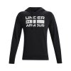 Mikina Under Armour RIVAL FLC SIGNATURE HD-BLK 1366363-001 čierna
