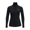 Dámske thermo tričko Under Armour UA Authentics CG 1 2 Zip-BLK