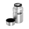 Thermos Style - termoska na jedlo so skladacou lyžicou a šálkou 710 ml - čierna