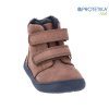 Protetika - zimné barefoot topánky DENY brown - zateplené kožušinkou