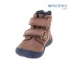 Protetika - zimné barefoot topánky DENY brown - zateplené kožušinkou