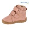 Protetika - zimné barefoot topánky BEKA pink s PRO-tex membránou