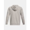 Pánska mikina UA Essential Fleece FZ Hood-GRY