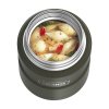 Thermos Style - termoska na jedlo so skladacou lyžicou a šálkou 470 ml - malina